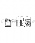 山河電機 ø22-SSB系列 錐型/平面信號燈 SSBZP-221/222/226/227